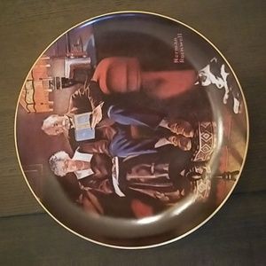 Knowles Norman Rockwell Collector's Plate "Evening's Ease"